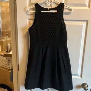 Little black linen dress